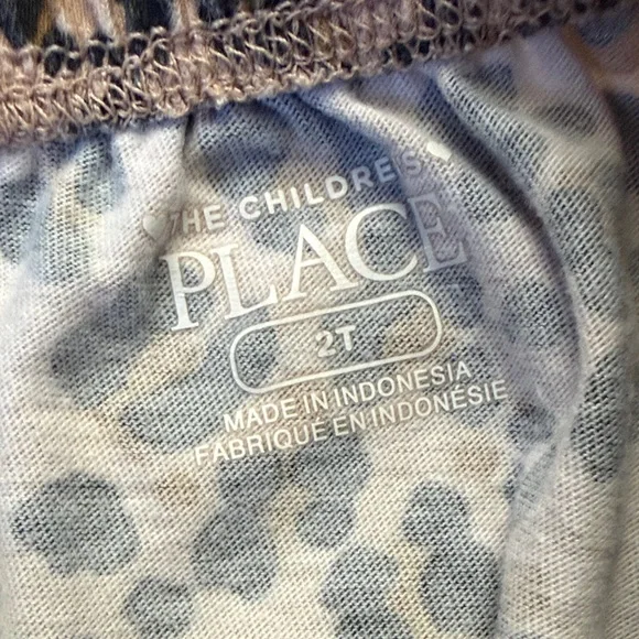 The Children's Place Black Tank Top & Tan Leopard Print Shorts Matching Set - Picture 3 of 3